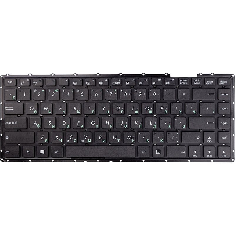 Клавиатура для ноутбука ASUS X453, X451, черный, без фрейма