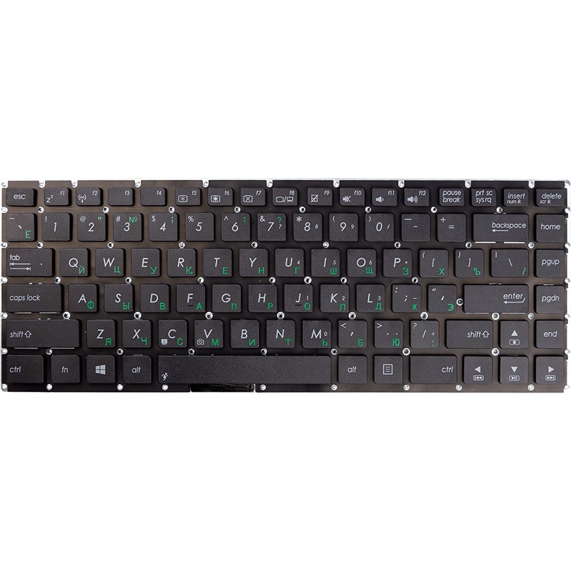 Клавиатура для ноутбука ASUS S46, K46, черный, без фрейма