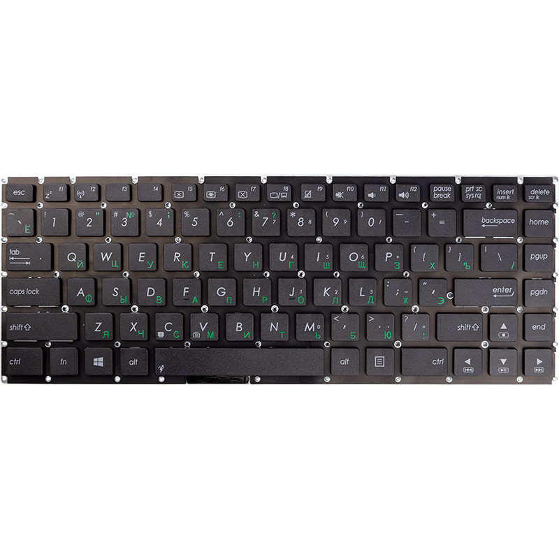 Клавиатура для ноутбука ASUS S46, K46, черный, без фрейма