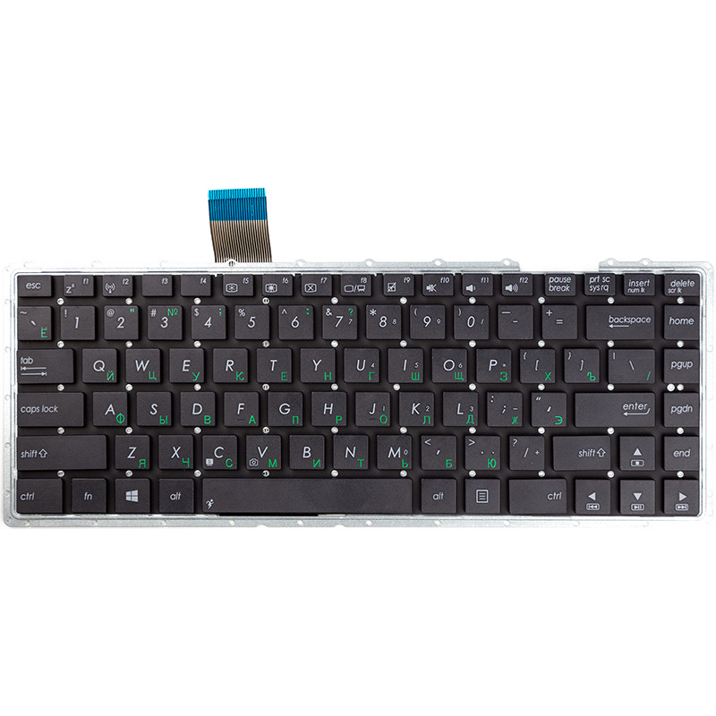 Клавиатура для ноутбука ASUS X450J, A450CC, черный, без фрейма