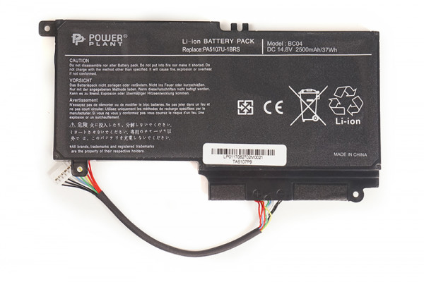 Аккумулятор PowerPlant для ноутбуков TOSHIBA Satellite L55 (PA5107U-1BRS, TA5107P9) 14.4V 3000mAh