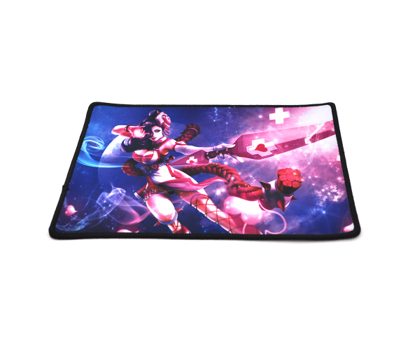 Коврик 250*210 тканевой с боковой прошивкой GAMER, толщина 2 мм, цвет Mix Color, OEM