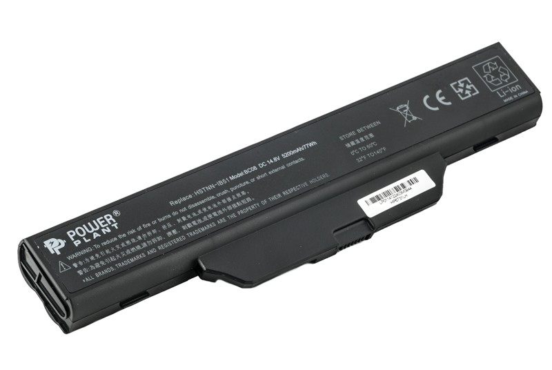 Аккумулятор PowerPlant для ноутбуков HP Business Notebook 6720 (HSTNN-IB51, H6731) 14.8V 5200mAh