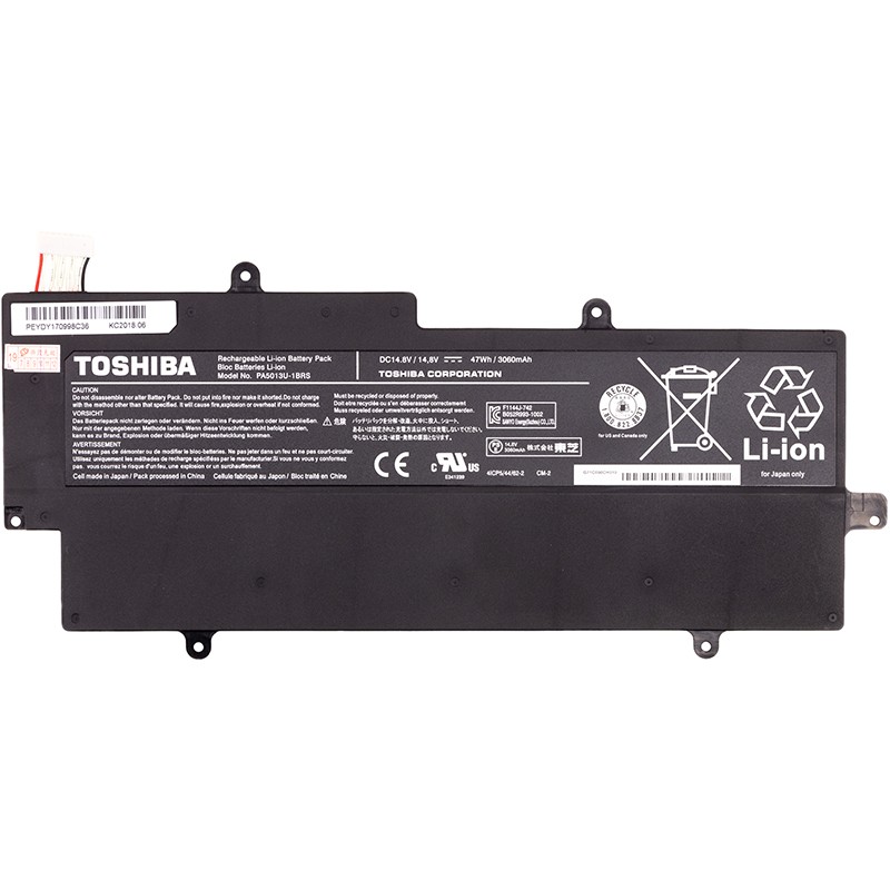 Аккумулятор для ноутбуков TOSHIBA Portege Z830 Ultrabook (PA5013U-1BRS) 14.8V 3060mAh (original)