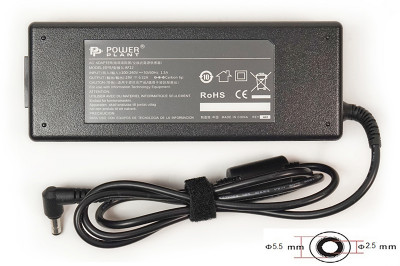 Блок питания для ноутбуков PowerPlant ASUS 220V, 19V 120W 6.32A (5.5*2.5)