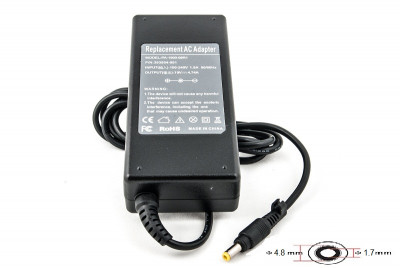 Блок питания для ноутбуков PowerPlant HP 220V, 19V 90W 4.74A (4.8*1.7)