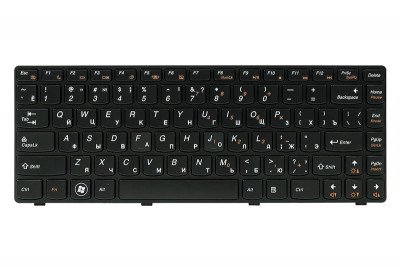Клавиатура для ноутбука IBM/LENOVO IdeaPad G480 черный, черный фрейм