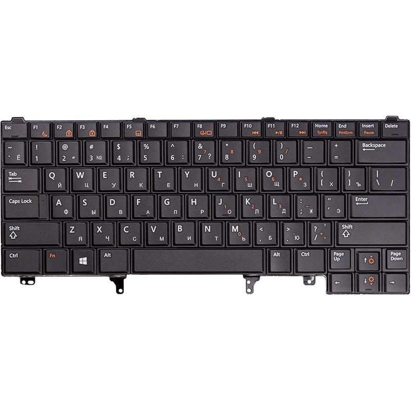 Клавиатура для ноутбука DELL Latitude E6220, E6420 черный