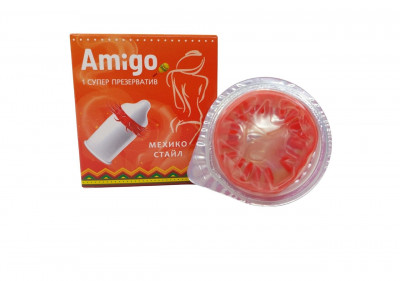 Презерватив Amigo текстурний із шипами &quot; Мехико стайл&quot;