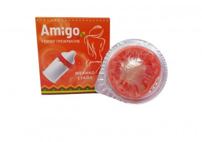 Презерватив Amigo текстурний із шипами " Мехико стайл"