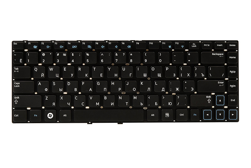 Клавиатура для ноутбука SAMSUNG 300E4A черный, без фрейма