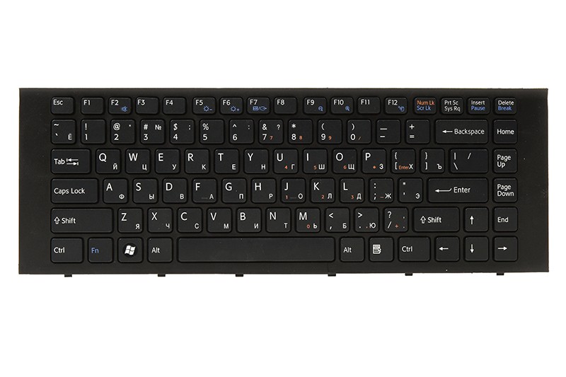 Клавиатура для ноутбука SONY EG черный, черный фрейм