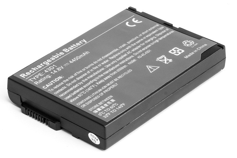 Аккумулятор PowerPlant для ноутбуков ACER TravelMate BTP-43D1 (BTP-43D1, AC-43D1-8) 14.8V 4400mAh