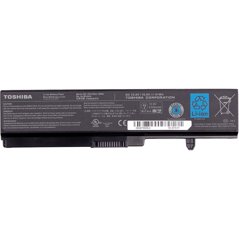 Аккумулятор для ноутбуков TOSHIBA Satellite T130 (PA3780U-1BRS, TA3780LH) 10.8V 5300mAh (original)
