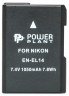 Аккумулятор PowerPlant Nikon EN-EL14 Chip 1050mAh
