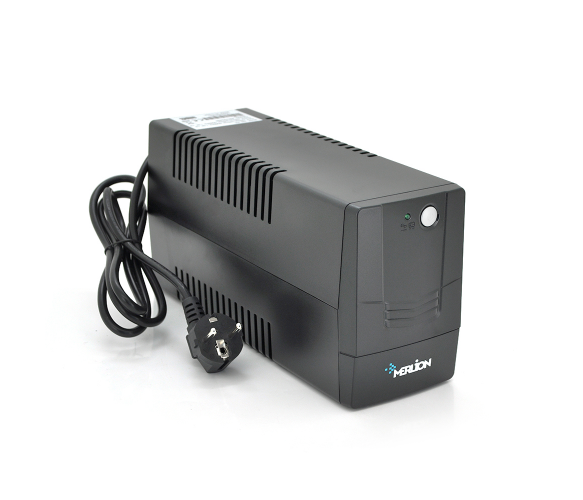 ИБП Merlion Velli 600 (360W) LED, 162-290VAC, AVR 1st, 2 SCHUKO, 1x12V7Ah, plastik Case Q4 (279x101x142) 4,2кг
