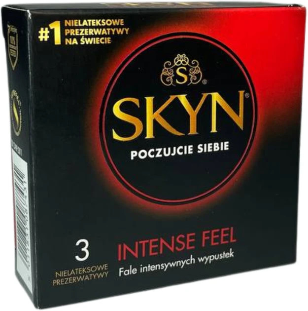 Презервативи Skyn Intense Feel Без латексу 3 шт