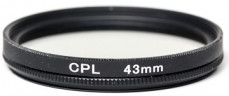 Светофильтр PowerPlant CPL 43 мм