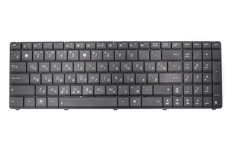 Клавиатура для ноутбука ASUS A53U, K53U черный, без фрейма