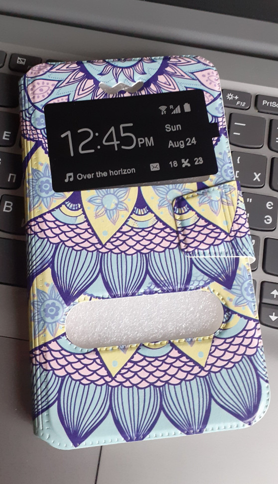 Чехол-книжка Slide Style PRINT Лепестки
