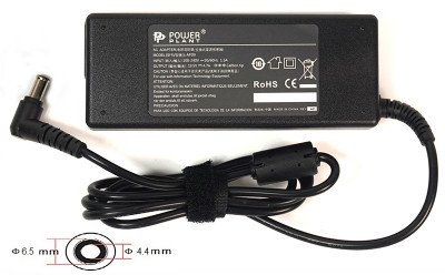Блок питания для ноутбуков PowerPlant SONY 220V, 19.5V 92W 4.74A (6.5*4.4)