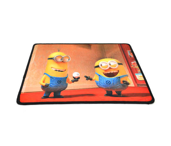 Коврик 290*250 тканевой Minions с боковой прошивкой, толщина 3 мм, Пакет 