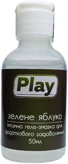 Лубрикант Play зі смаком та ароматом Зеленого Яблука 50 мл