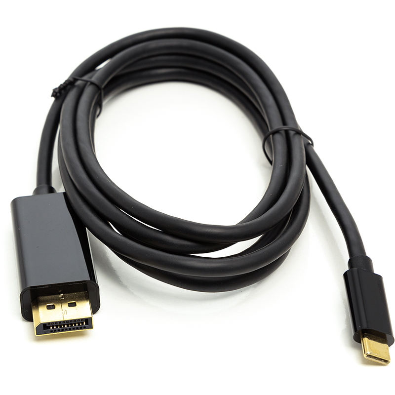 Кабель PowerPlant USB Type-C 3.1 Thunderbolt 3 (M) - DisplayPort (M), 4K, 3 м