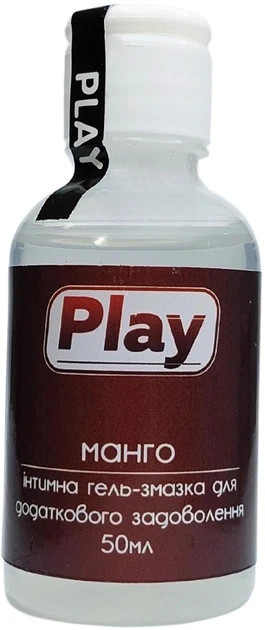 Лубрикант Play зі смаком та ароматом Манго 50 мл