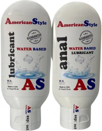 Набір лубрикантів на водно-силіконовій основі American Style Без смаку і запаху 115 мл + Анальний 115 мл