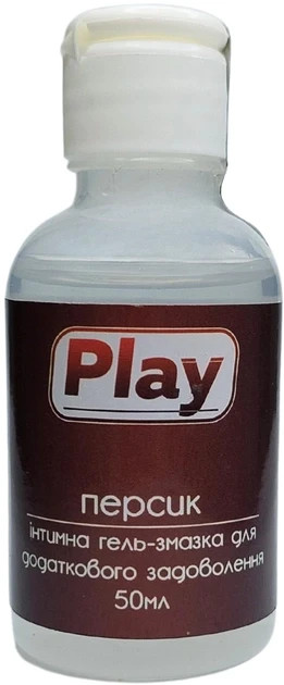 Лубрикант Play зі смаком та ароматом Персика 50 мл