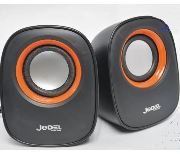 Колонки 2.0 JEDEL JD-M600 (Q-106) USB+3.5mm, 2x3W, 90Hz- 20KHz, с регулятором громкости, Black/Red, BOX, Q50