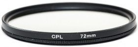 Светофильтр PowerPlant CPL 72 мм