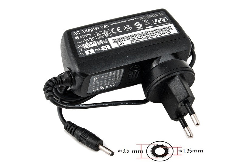 Блок питания для планшетов (зарядное устройство) PowerPlant HUAWEI 220V, 19V 40W 2.1A (3.5*1.35)