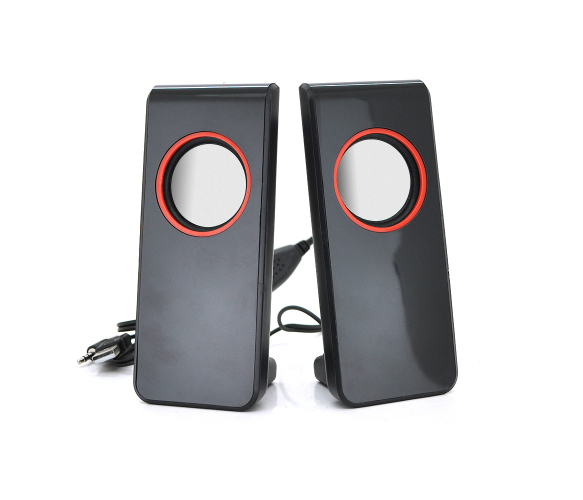 Колонки 2.0 JEDEL JNS-26 USB+3.5mm, 4" 2x3W, 90Hz- 20KHz, с регулятором громкости, Black, BOX, Q20