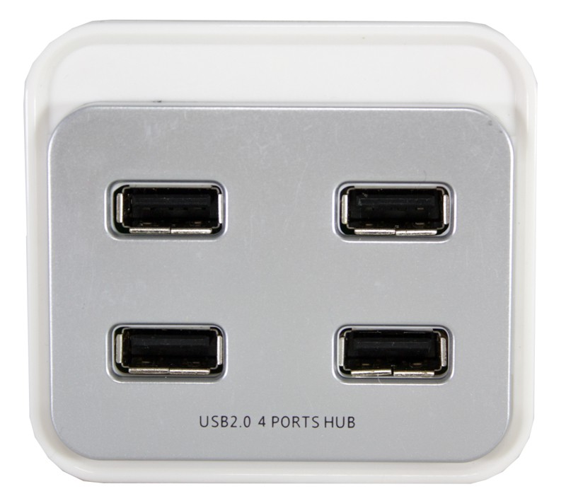 PowerPlant USB - хаб 4 Ports (квадрат)