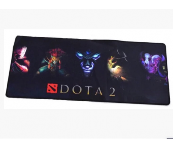 Коврик 300*700 тканевой DOTA с боковой прошивкой, толщина 3 мм, цвет Mix, Пакет