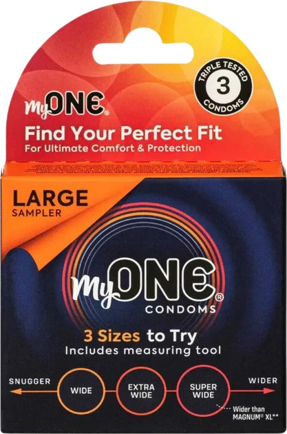 Презервативи My ONE Large Sampler 3 шт
