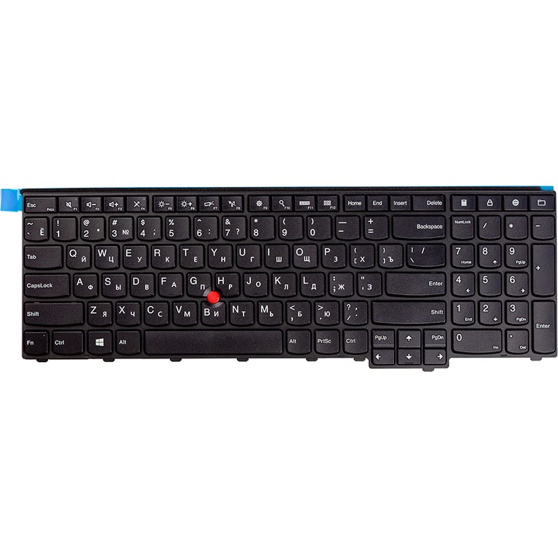 Клавиатура для ноутбука LENOVO ThinkPad T540, W540, KM-105U черный