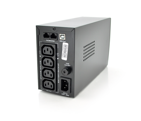 ИБП Ritar RTP500L-UX-IEC (300W) Proxima-L, LED, AVR, 3st, USB, 4xIEC-320 C14, 145-290Vac, 1x12V4.5Ah, plastik Case ( 314 x 97 X 143 ) 4 кг Q4