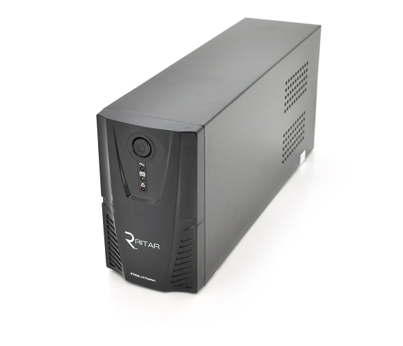 ИБП Ritar RTP650L-UX-IEC (390W) Proxima-L, LED, AVR, 3st, USB, 4xIEC-320 C14, 145-290Vac, 1x12V7Ah, plastik Case ( 314 x 97 X 143 ) 4,6 кг Q4