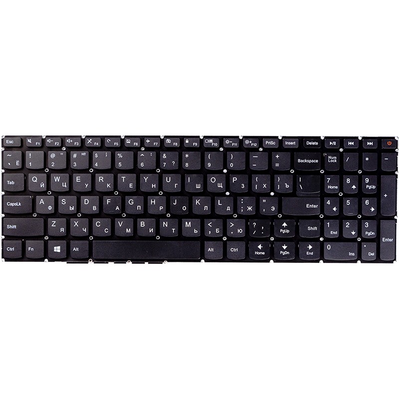 Клавиатура для ноутбука LENOVO V110, 110-15ibr черный