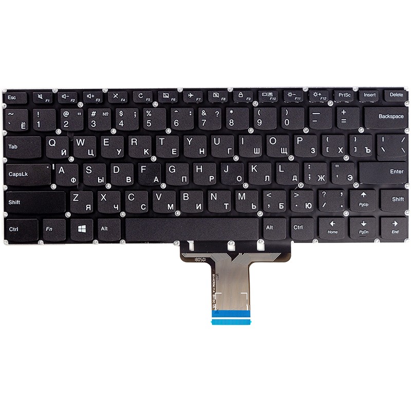 Клавиатура для ноутбука LENOVO Ideapad 510S-14ISK, 510S-14IKB черный