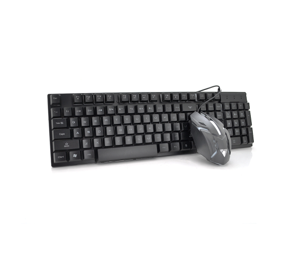 Комплект беспроводной c подсветкой (KB+Mouse) GK110, (Eng / Pyc), 2.4G, Box