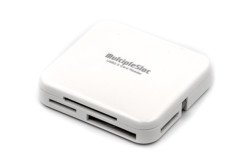 Кардридер PowerPlant USB 2.0 (All in 1) 6 слотов