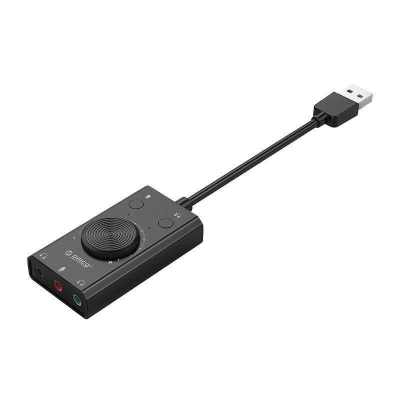 Внешняя звуковая карта USB ORICO SC2-BK