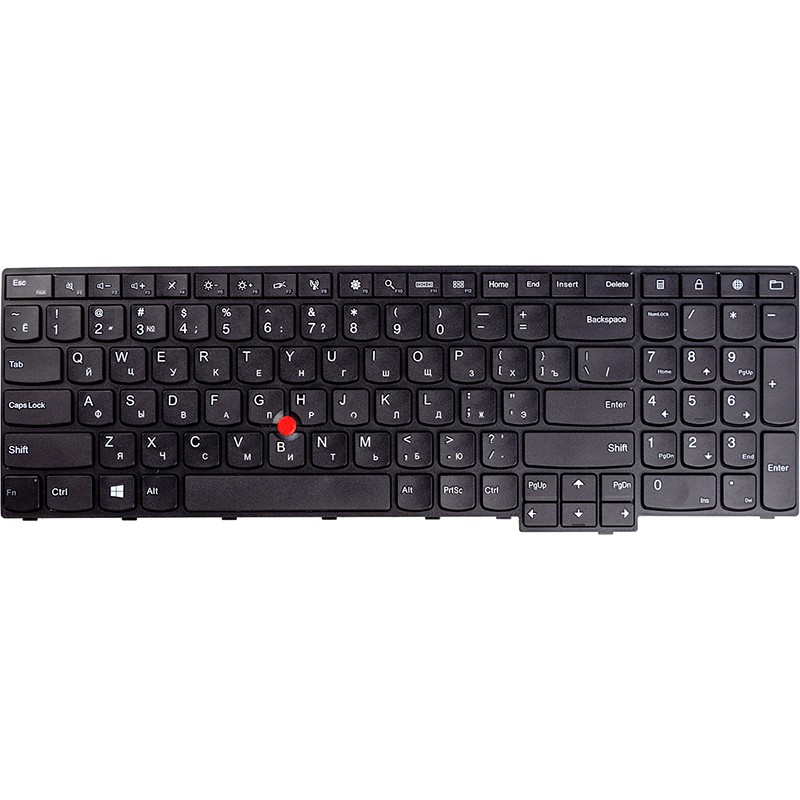 Клавиатура для ноутбука LENOVO ThinkPad E550, E555 черный