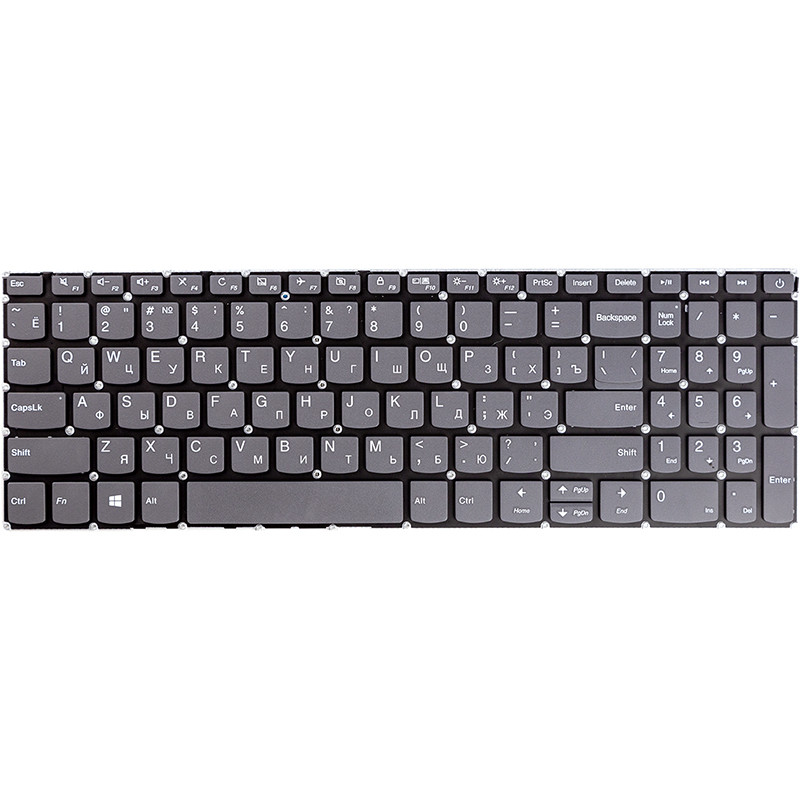 Клавиатура для ноутбука LENOVO Ideapad 320-15, 320-15ABR черный