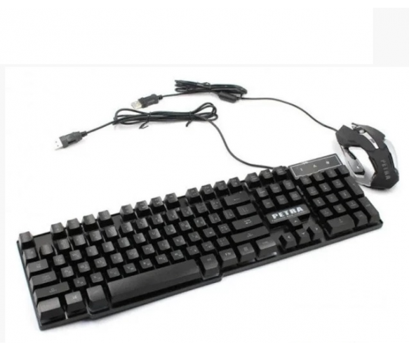 Комплект Gaming PETRA MK1 (KB+Mouse), (353x132x12), Box