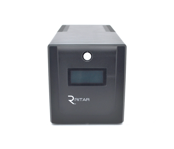 ИБП Ritar RTM1200 (720W) Proxima-D, LCD, AVR, 3st, 3xSCHUKO socket, 2x12V7.5Ah, metal Case (350х120х190)- Q2